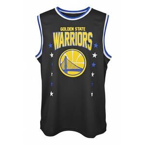 Golden State Warriors Black Stars Jersey #46 UNK X-Large NWT NBA Fan Apparel